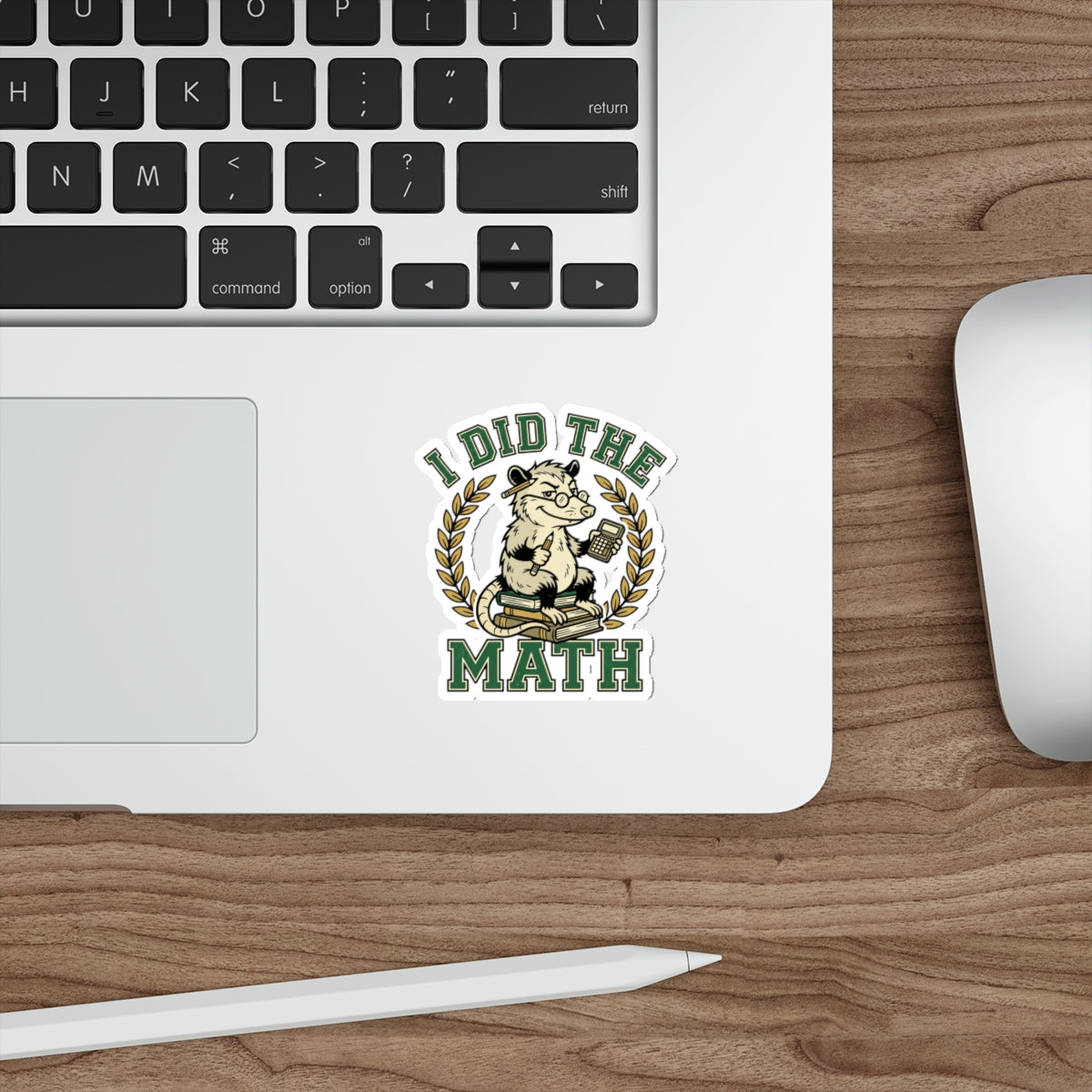 I Did The Math — Opossum Sticker