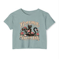 Gym Girlie, Villain Era — Cat Graphic Crop Top