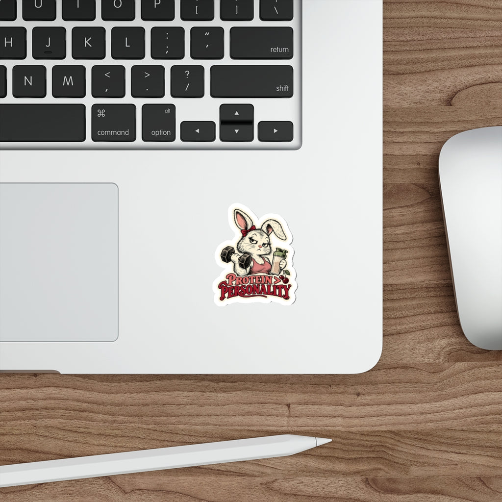 Protein > Personality — Bunny Sticker
