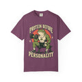 Protein Before Personality — Frog Graphic Tee