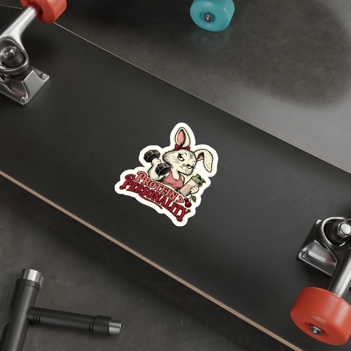 Protein > Personality — Bunny Sticker