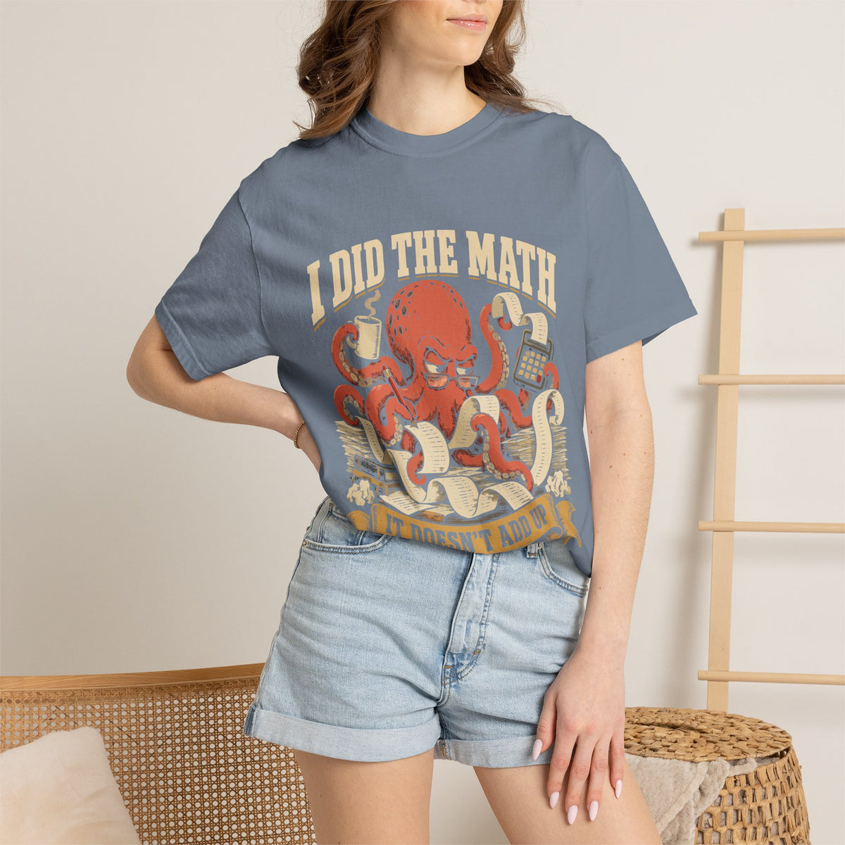 I Did the Math — Two-Sided Octopus Graphic Tee