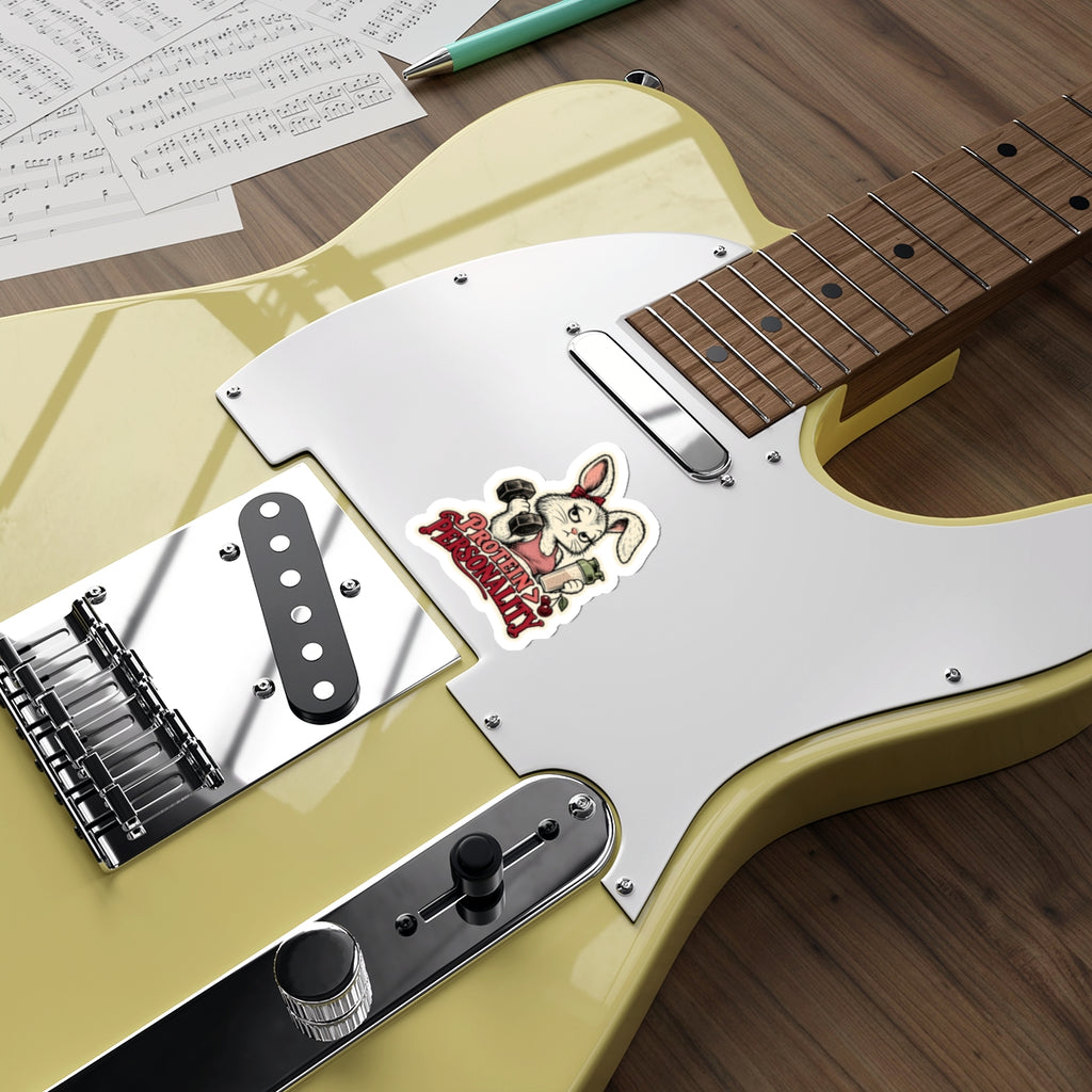 Protein > Personality — Bunny Sticker